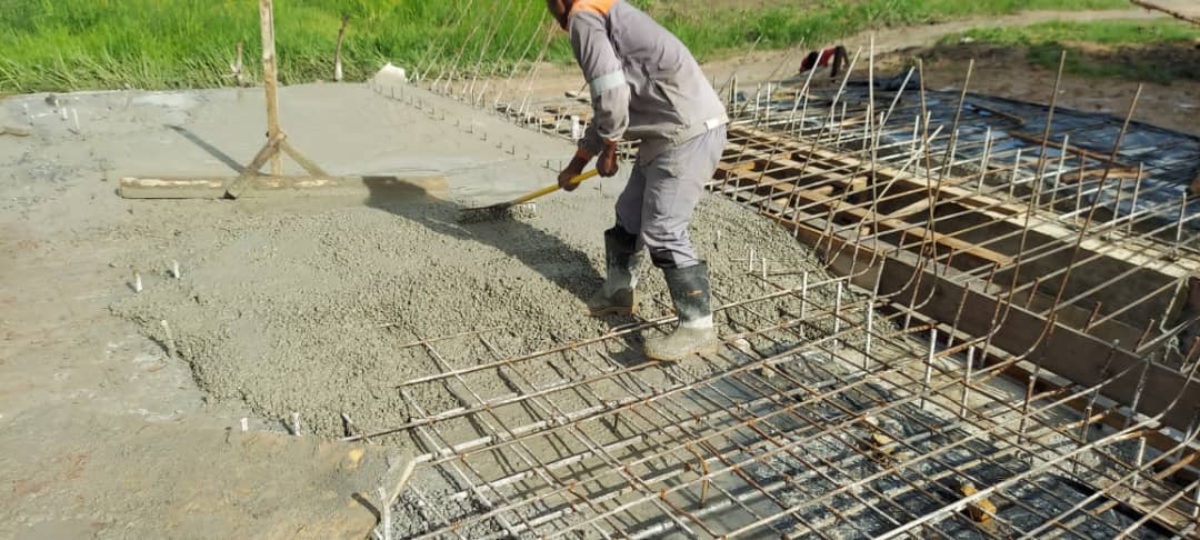 Bridge Deck Concrete Casting